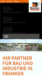 Mobile Screenshot of becker-baumaschinen.de